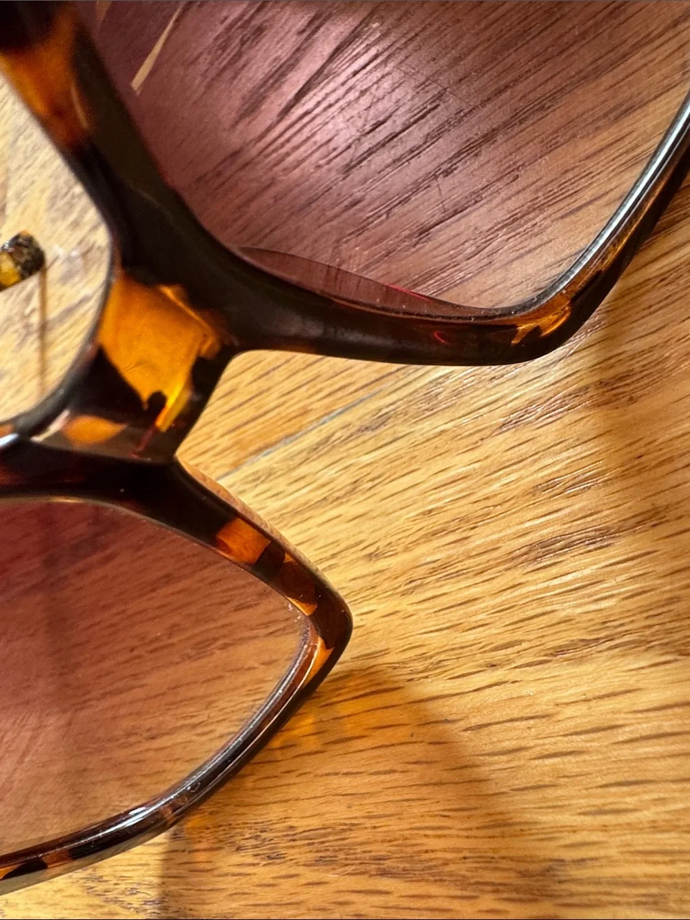 Tortoiseshell Oversized Square Women's Sunglasses - Brown Lenses